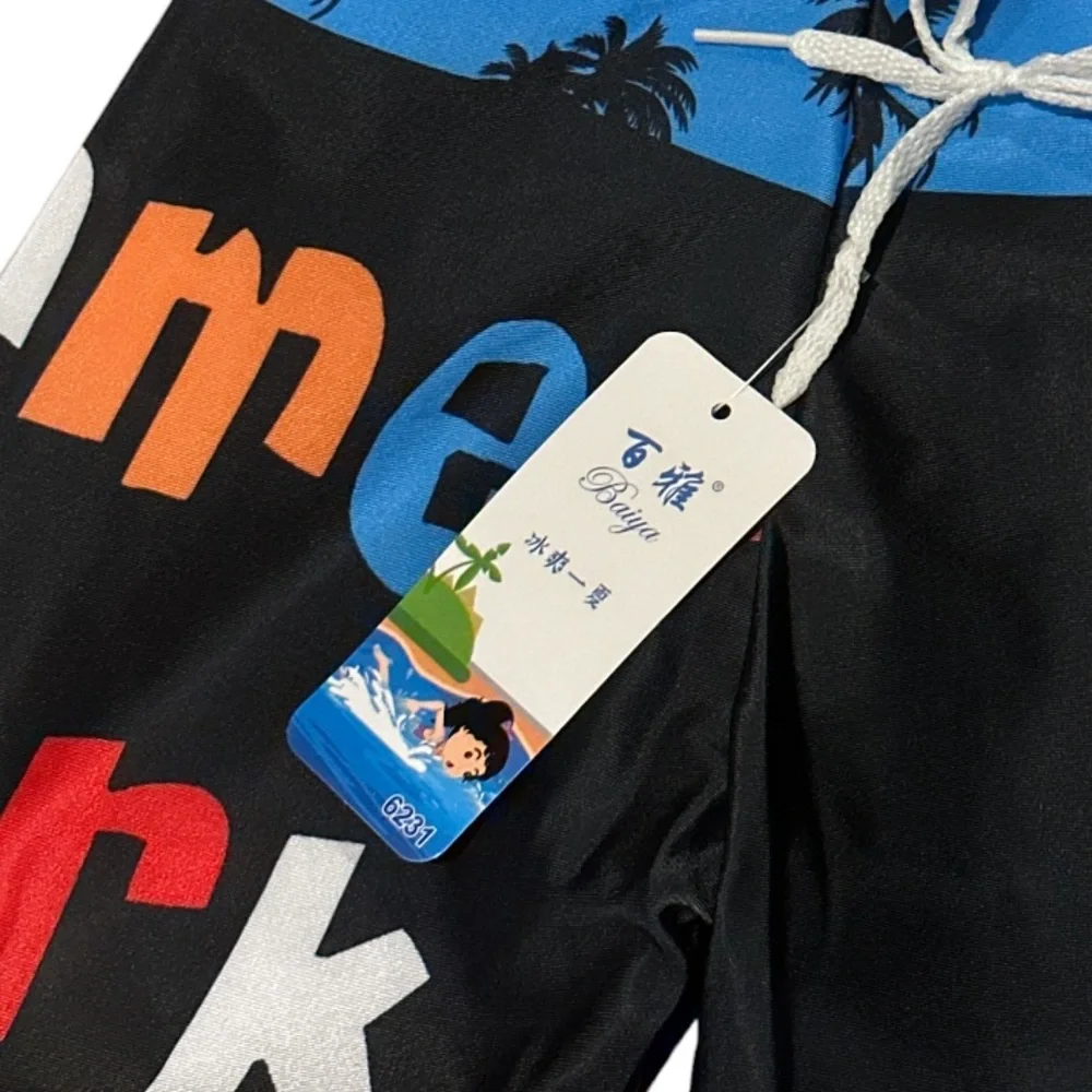 Swimsuits boys Children Beach Shorts Cartoon Prints, Set of 2